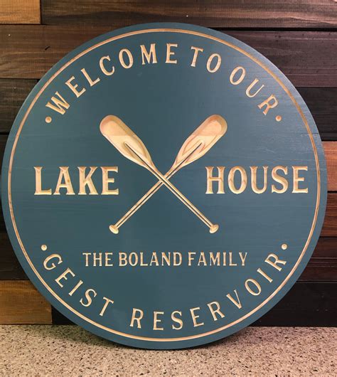 metal lake signs for boat houses|personalized metal lake house signs.